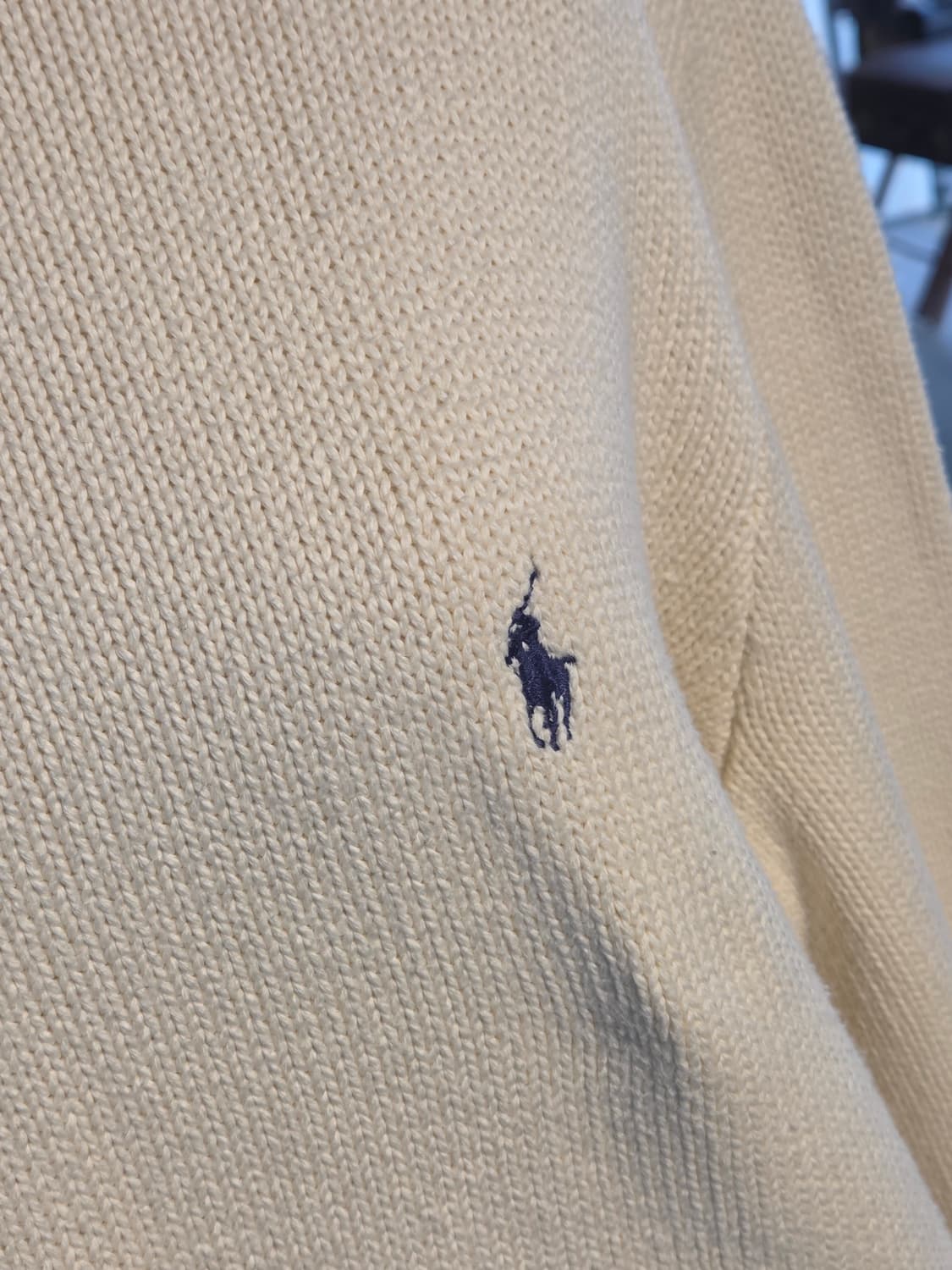 폴로 니트 아이보리 판매합니다 상품이미지4