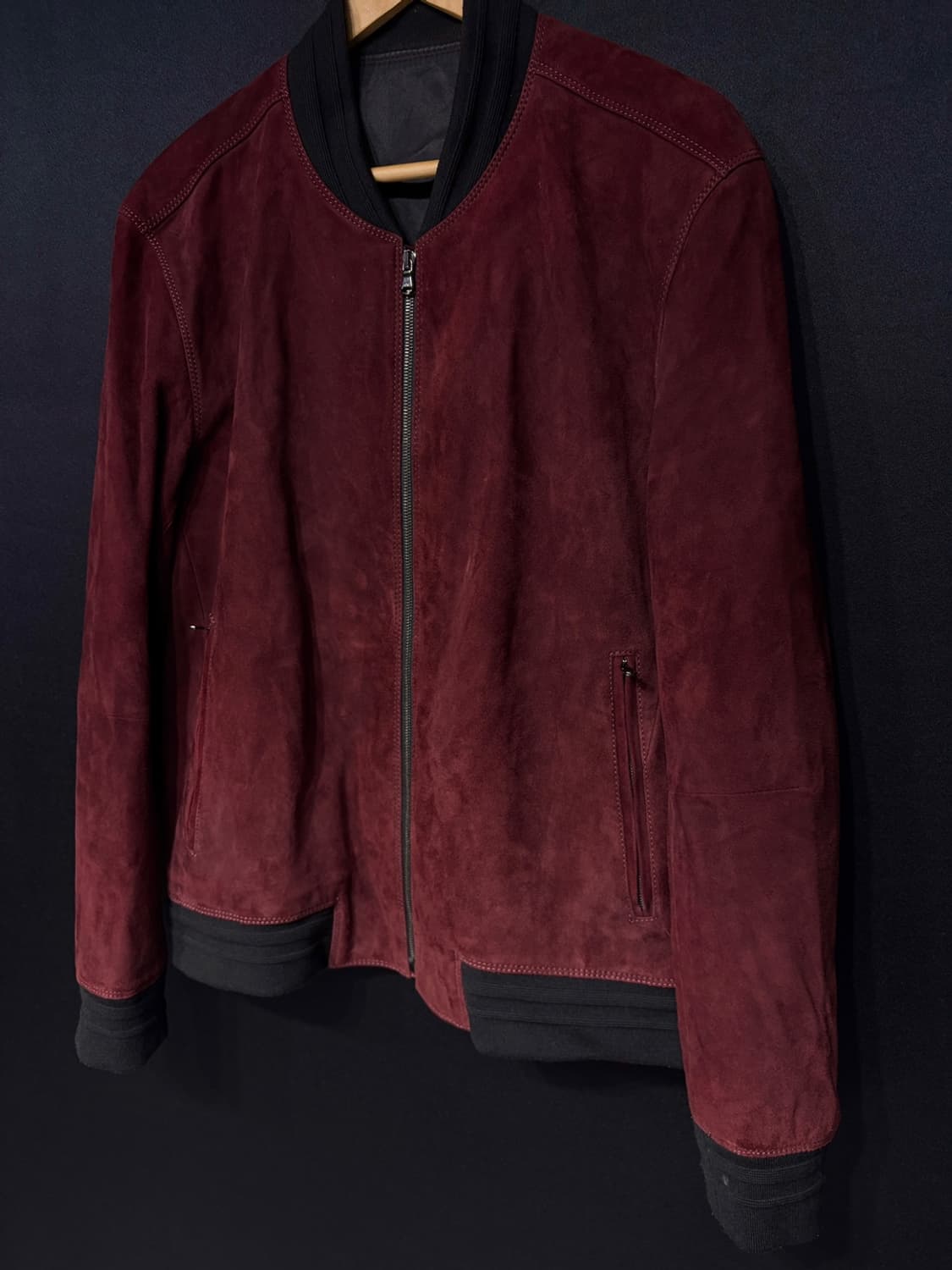 솔리드옴므 스웨이드 가죽 자켓  상품이미지2