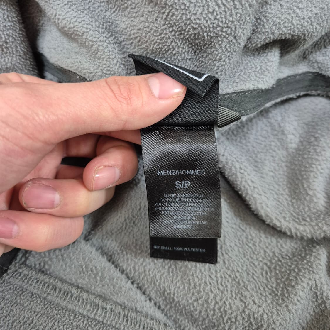 노스페이스 로고 플리스 후리스 자켓 S(90) 상품이미지6