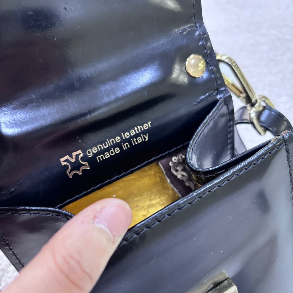 F 프라테시 천연 가죽 숄더백 0415E 상품이미지4