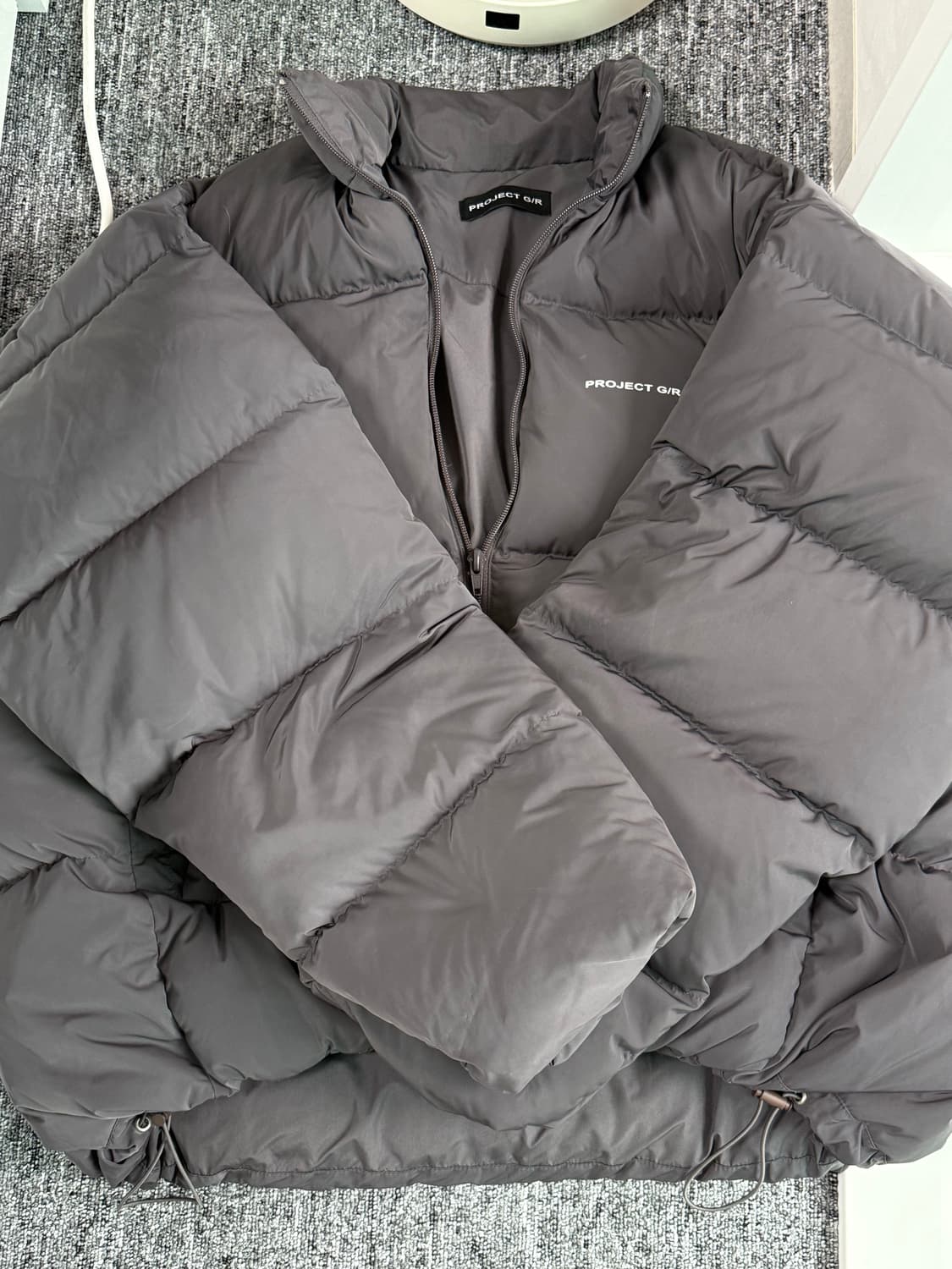 그레일즈 프로젝트 gr 스프린터 푸퍼 패딩 그레이 1사이즈 상품이미지1