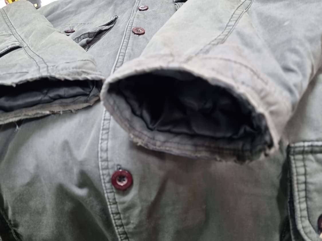 화이트폭스 빈티지 누빔안감 오버핏 면코트 상품이미지4