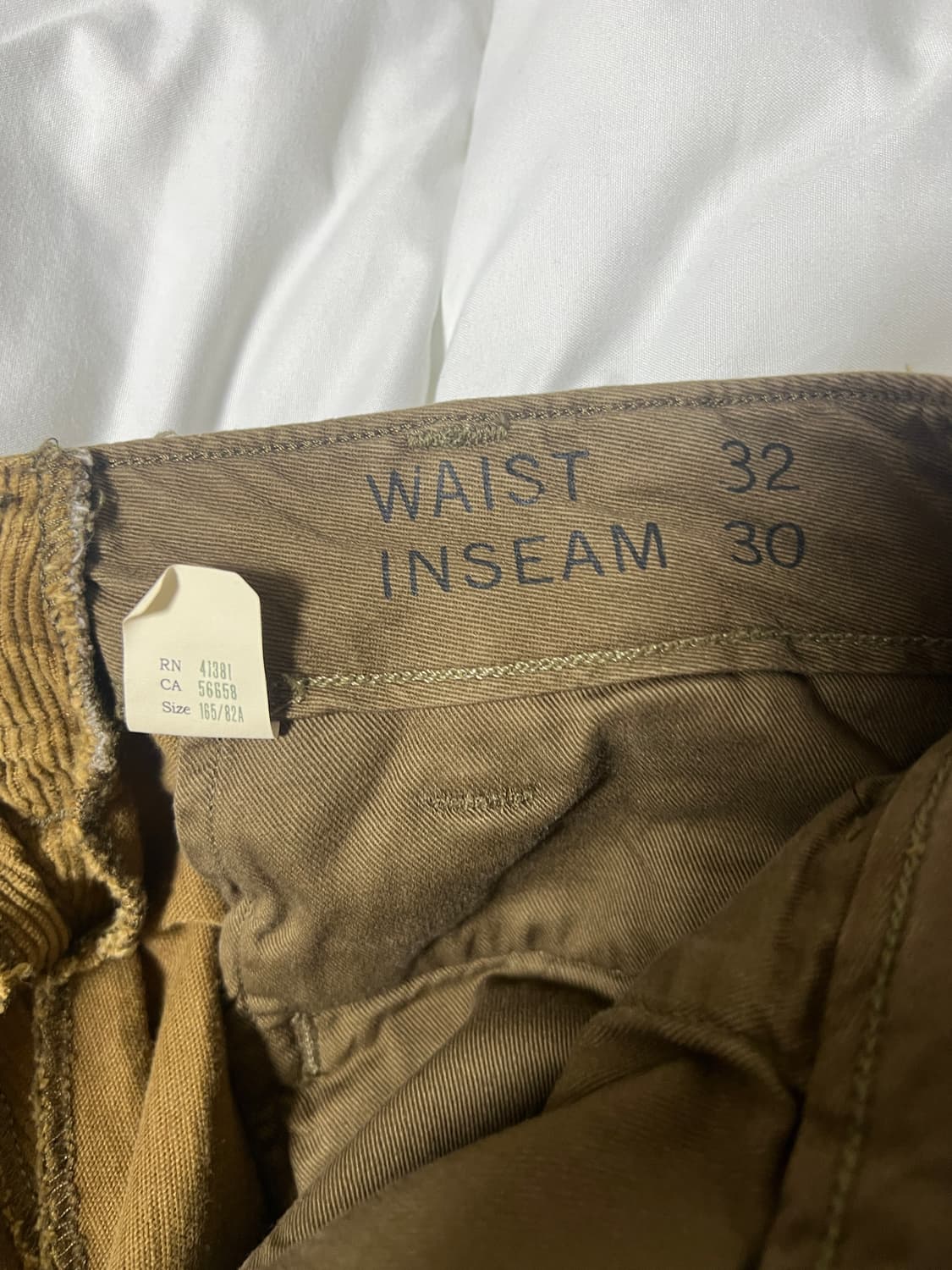 더블알엘 RRL 리페어 코듀로이 필드팬츠 32/30 국내매장판 상품이미지3