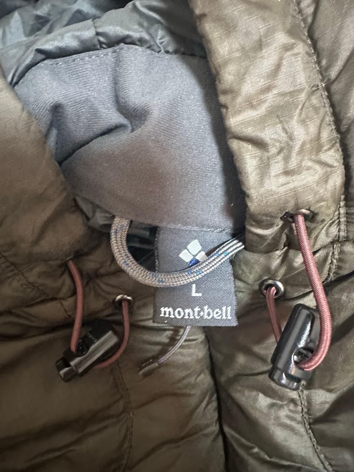 (L)몽벨 알파인 일본 빈티지 경량 다운 초코 상품이미지5