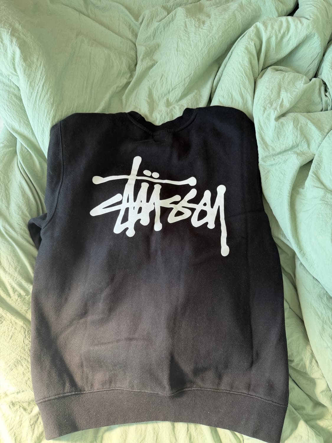 스투시 맨투맨 블랙 s  상품이미지2