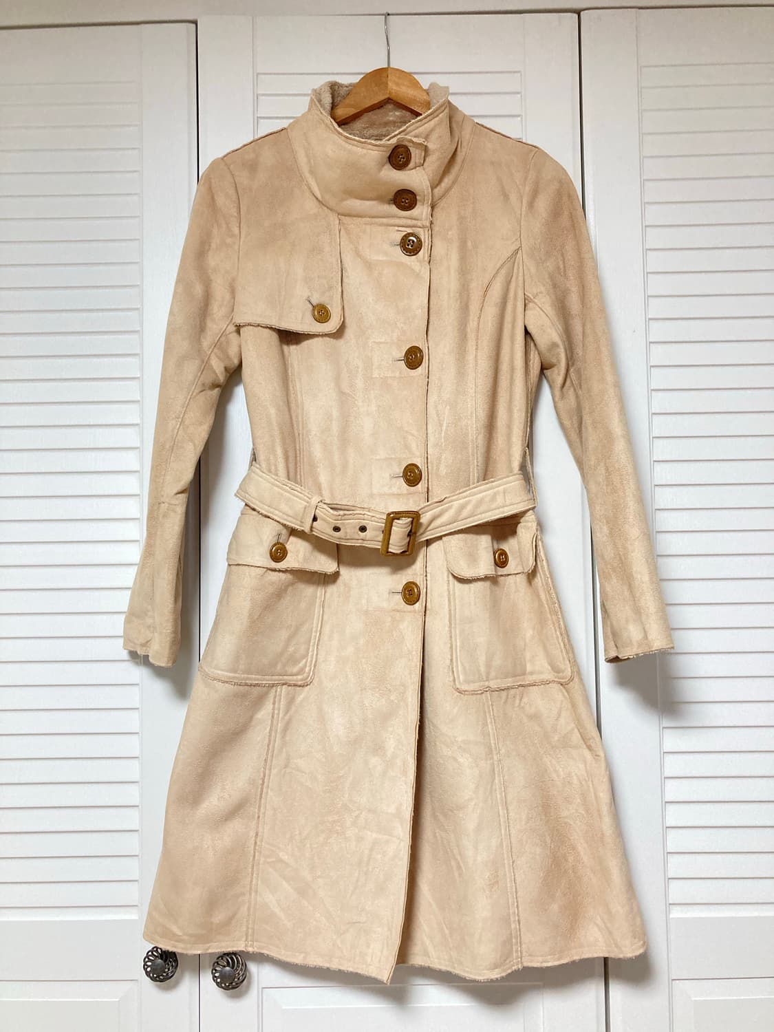 Comme Ca Ism 벨티드 코트 상품이미지1