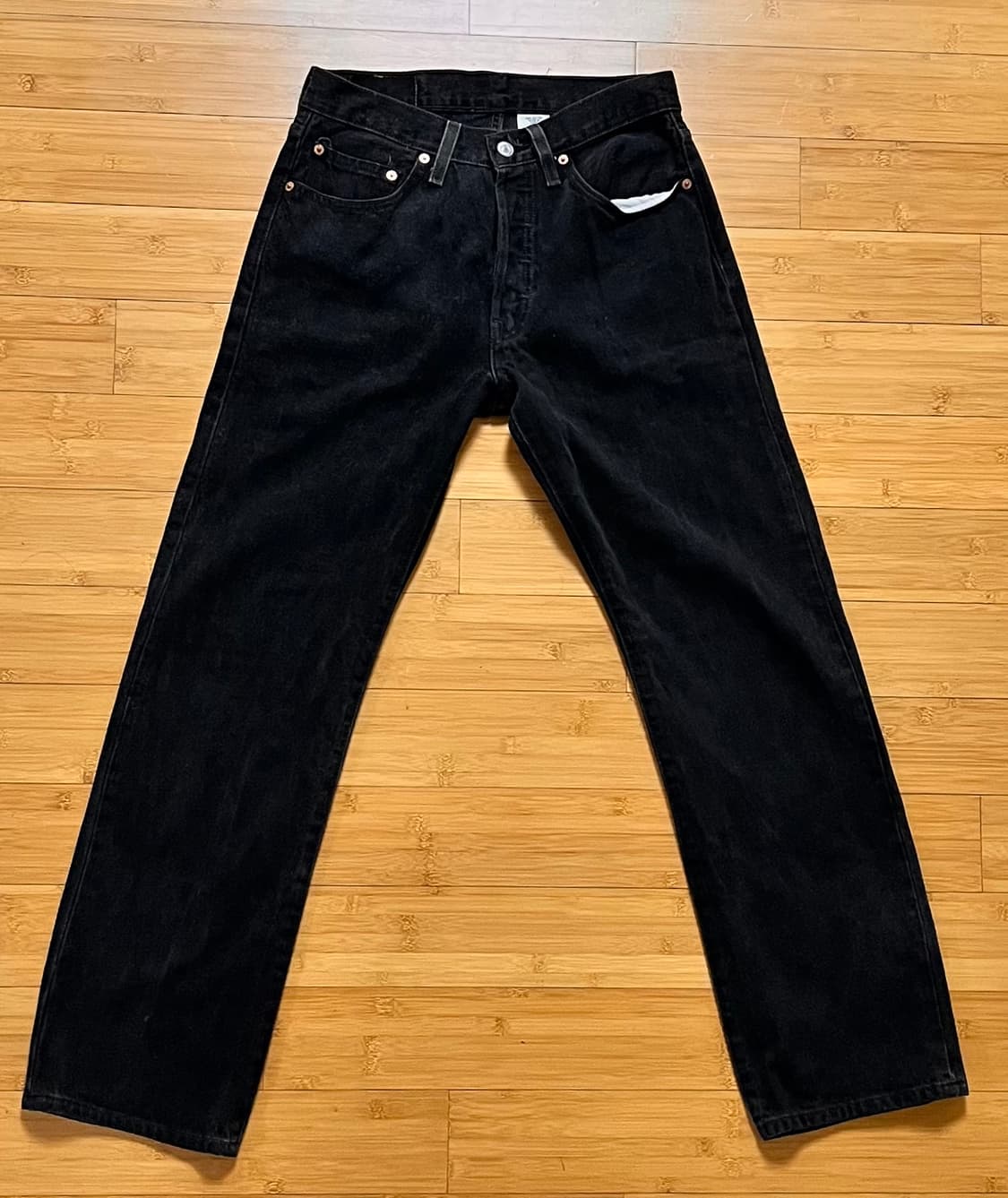 리바이스 501 블랙진 데님팬츠 W31 L32 상품이미지2