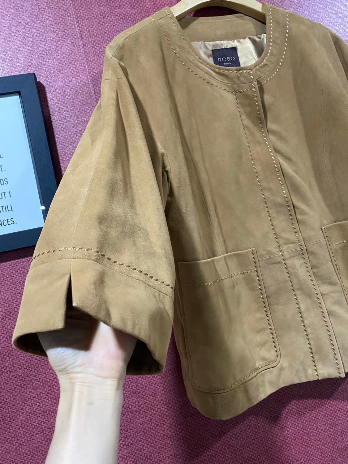 로보 트렌드 스웨이드 자켓 55 상품이미지2