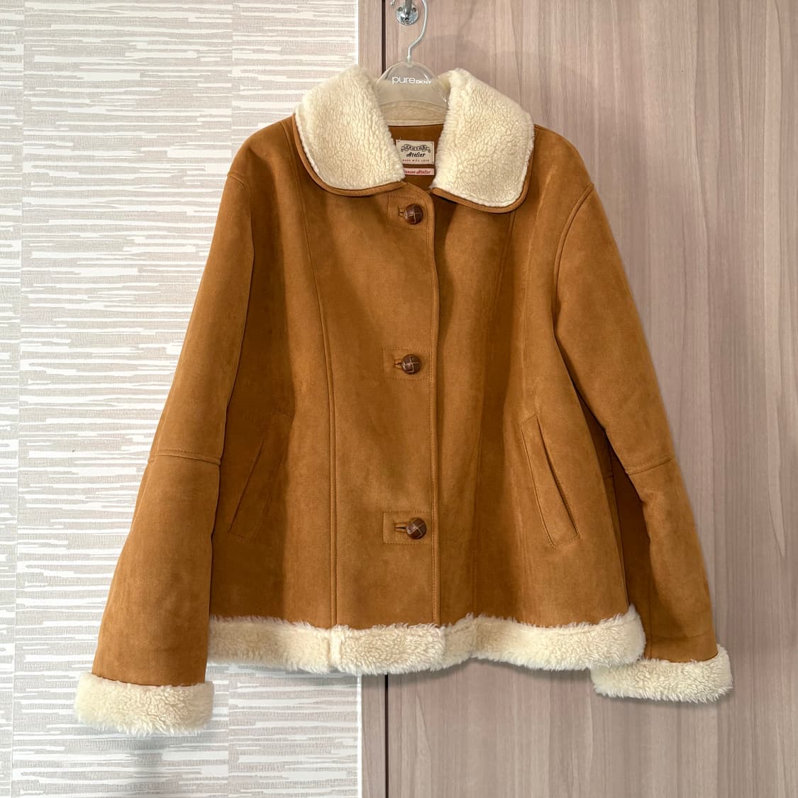 [희귀템✨] 반원 아틀리에 03725 칼라 하프 무스탕 상품이미지5