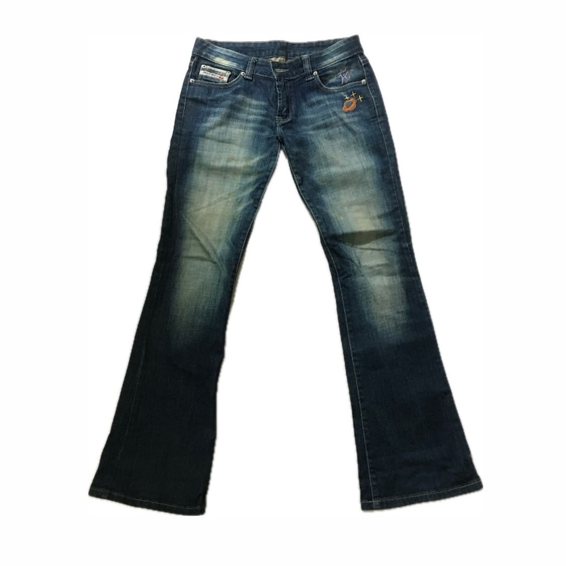 디젤 자수 부츠컷 데님 청바지 상품이미지1