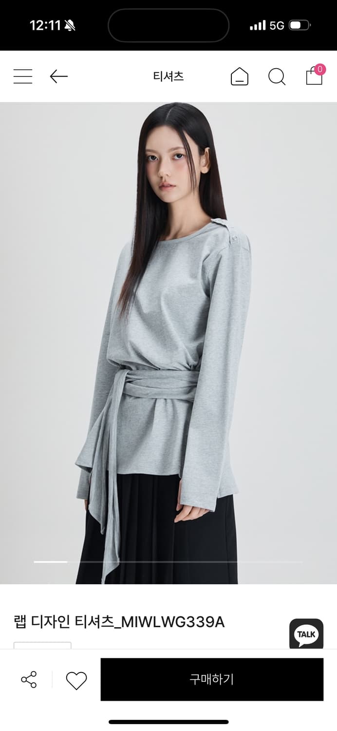 Mixxo 랩 디자인 티셔츠_MIWLWG339A 상품이미지1