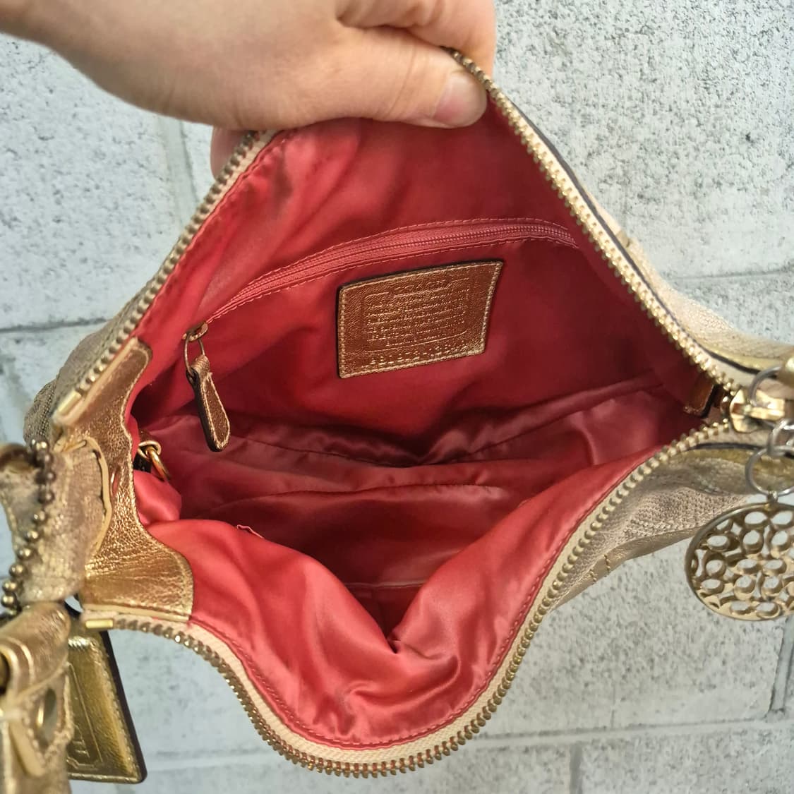 코치 메탈 패치워크 빈티지숄더백  상품이미지10