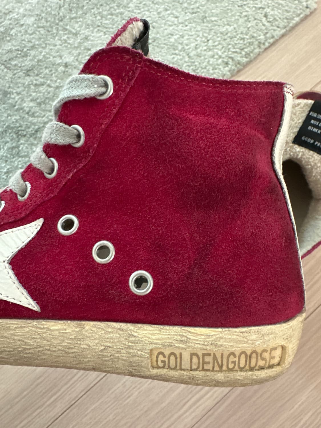 🍒 [판매] 골든구스 프란시 스웨이드 레드 (GGDB Francy) 상품이미지9