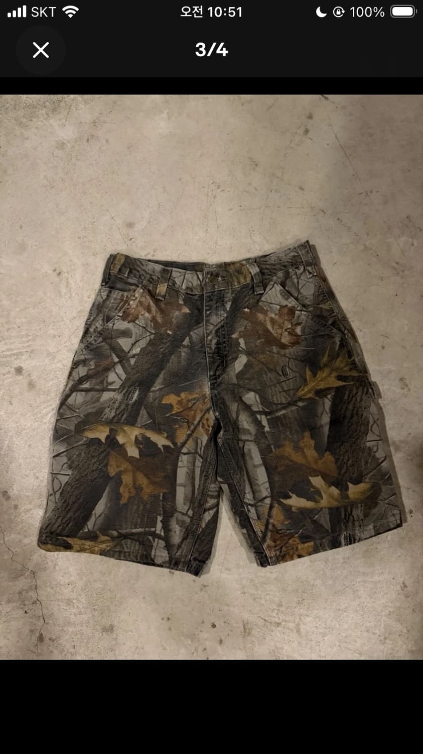 칼하트 리얼트리 쇼츠 상품이미지1