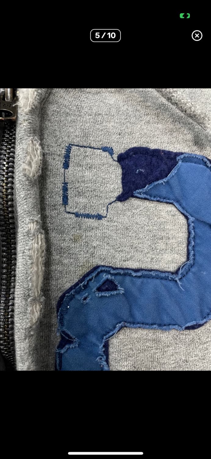 아베크롬비 그레이 92패치 후드집업 A3311 상품이미지5