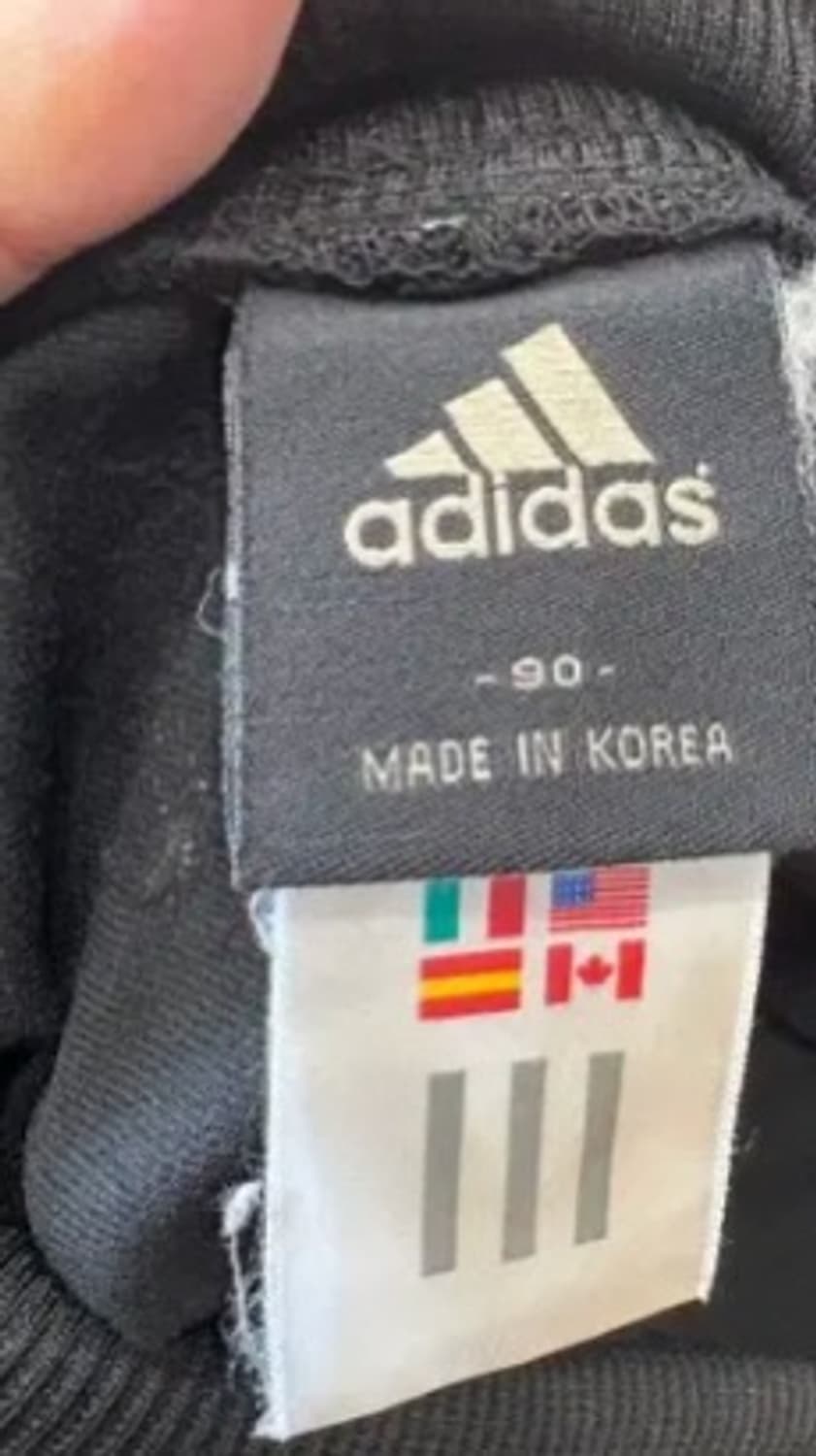 아디다스 검정 골드 트레이닝 트랙팬츠 90 상품이미지4
