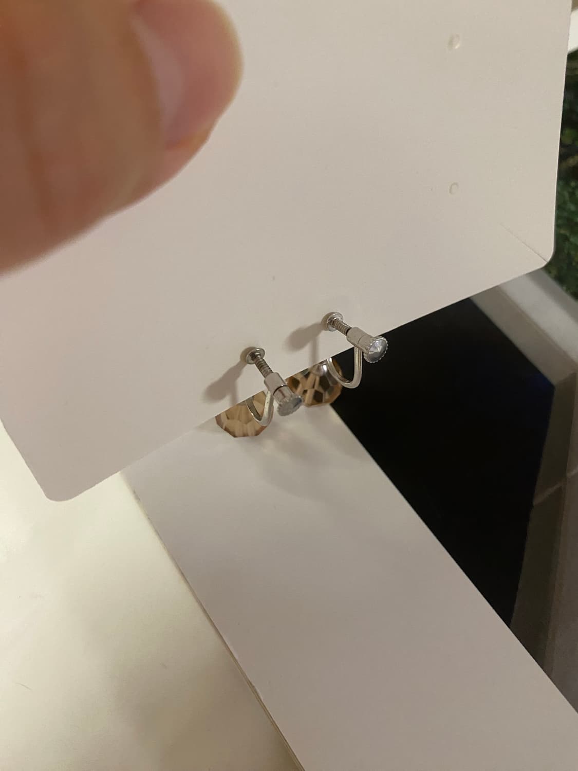 골드브라운 크리스탈 귀걸이 상품이미지8