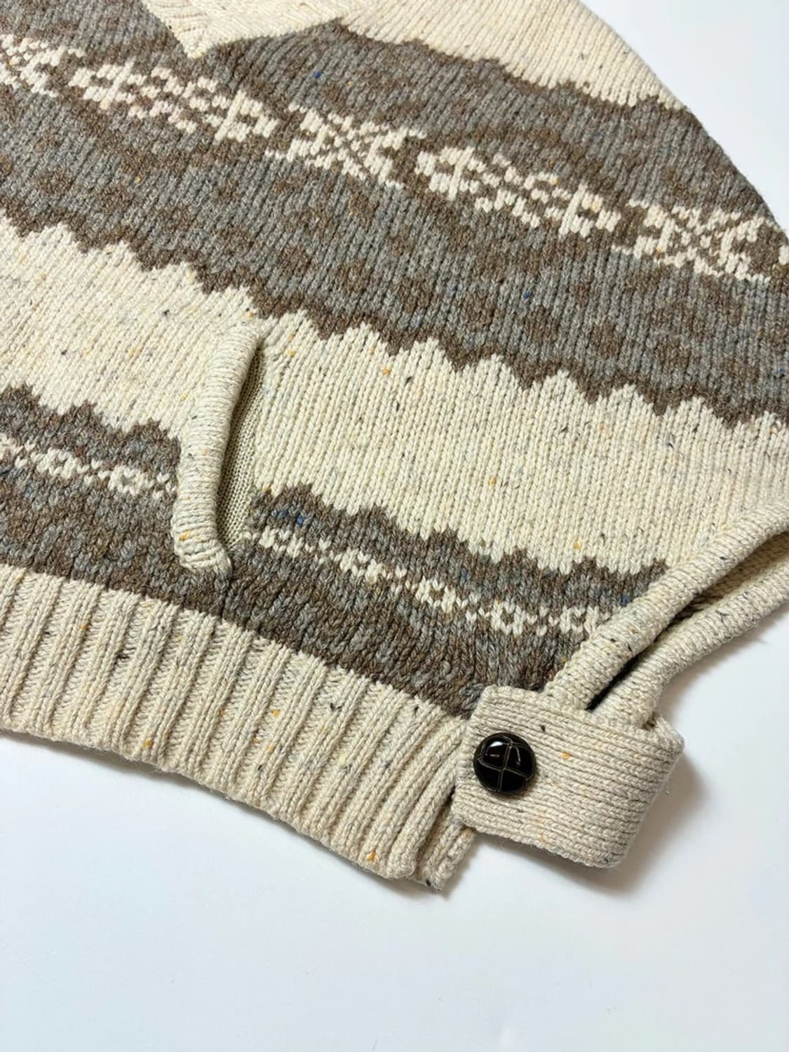 Selected 90's 울 니트 케이프 PN8191 상품이미지3