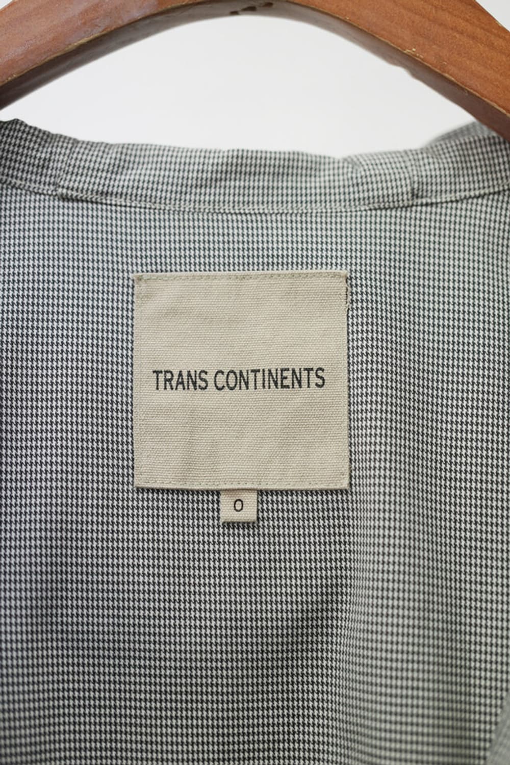 TRANS CONTINENTS 하운드 패턴 후드자켓 상품이미지5