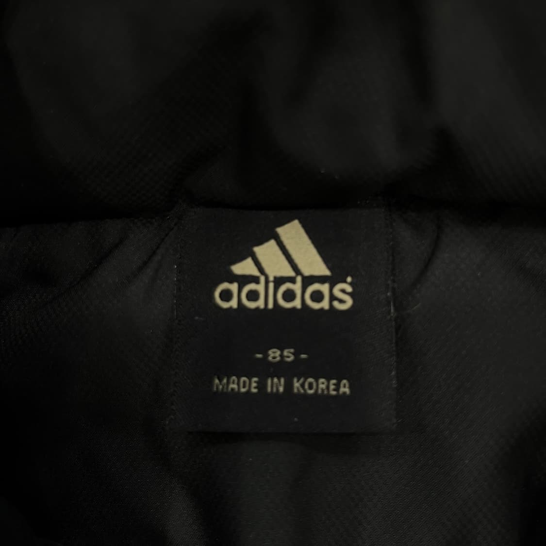 85 아디다스 블랙 우븐 패딩 트랙탑 자켓 상품이미지5