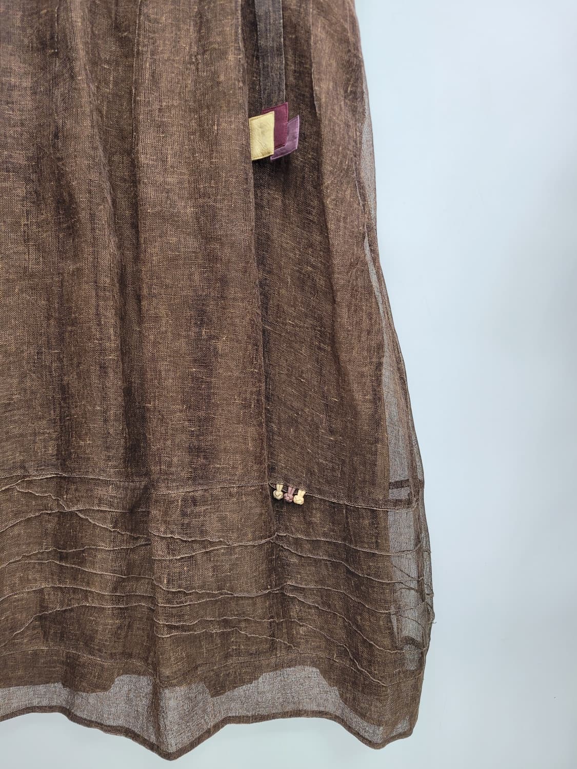 이진옥천연염색공방 린넨 천연염색 개량한복 셋업 / 여 77 (FREE)
 상품이미지7