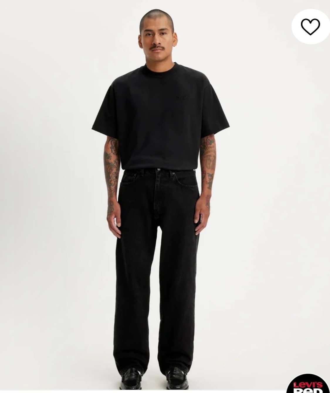 리바이스 568 루즈 스트레이트 진 블랙 상품이미지1