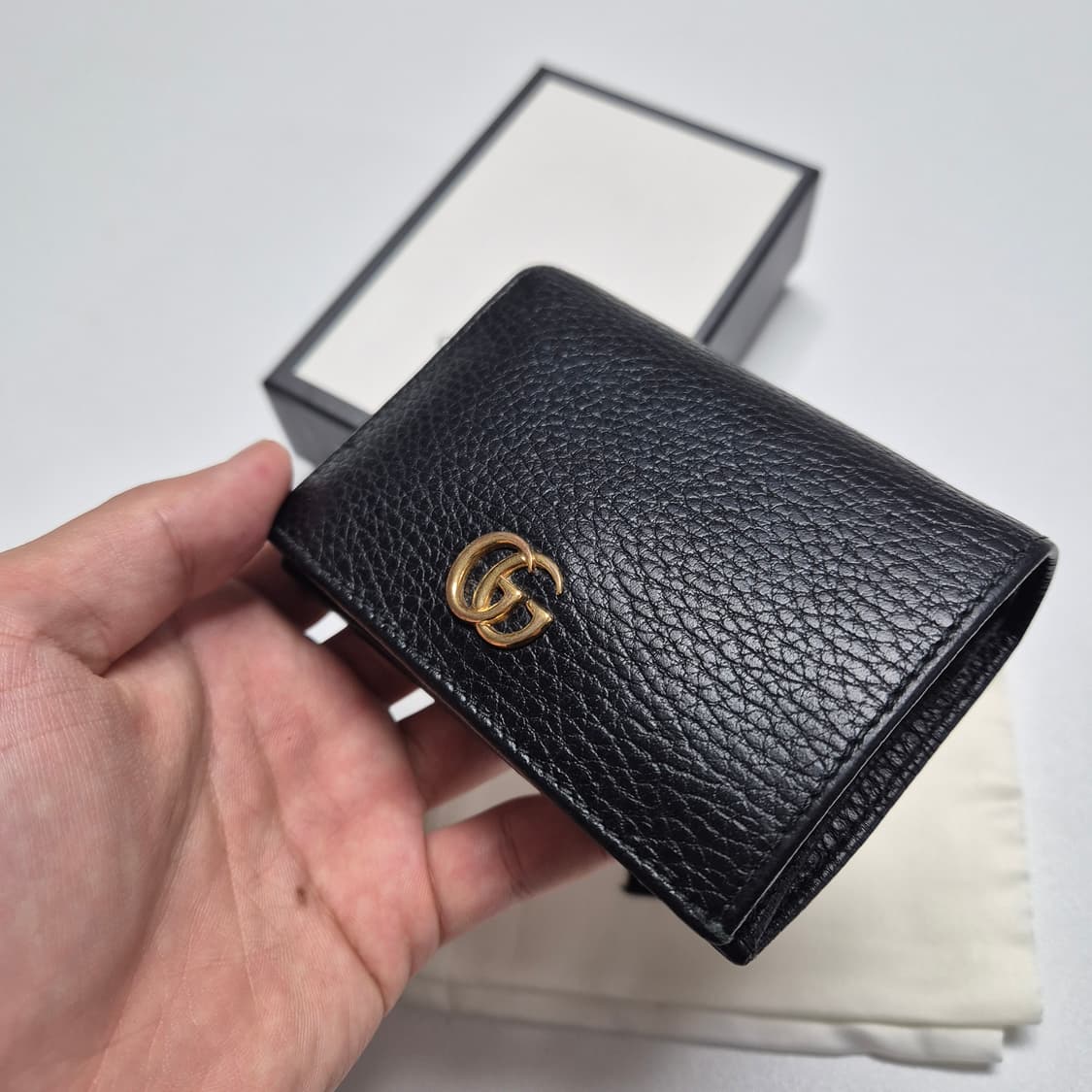 (풀구성/A급) 구찌 GG 마몽 레더 지갑 카드지갑 중지갑 상품이미지2