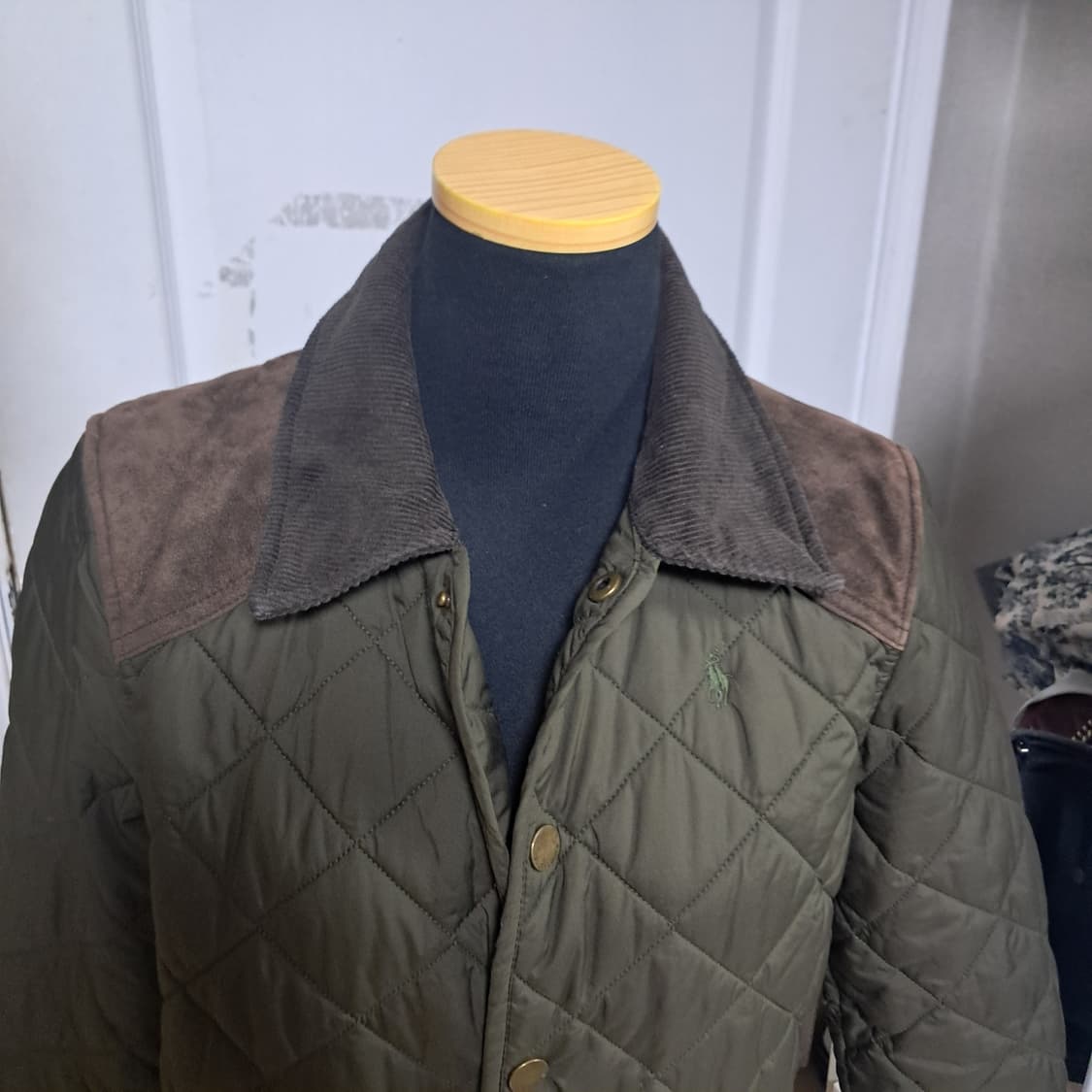 폴로랄프로렌 카키 퀼팅 자켓 L (12-14세)44~날씬55 상품이미지4