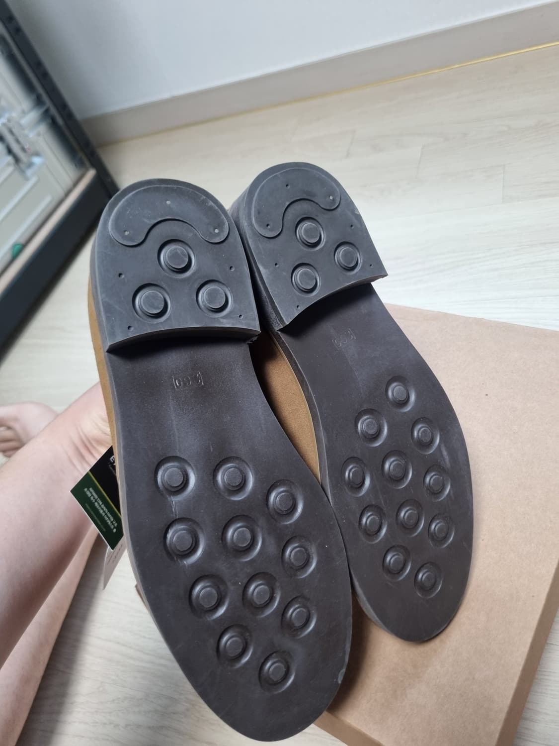 4cm 스웨이드 웨스턴 페니로퍼 브랜든 베이지 스웨이드 260 로퍼 상품이미지2