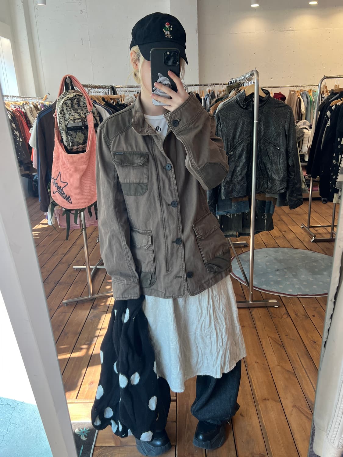 게스 카키 카고 자켓 상품이미지5