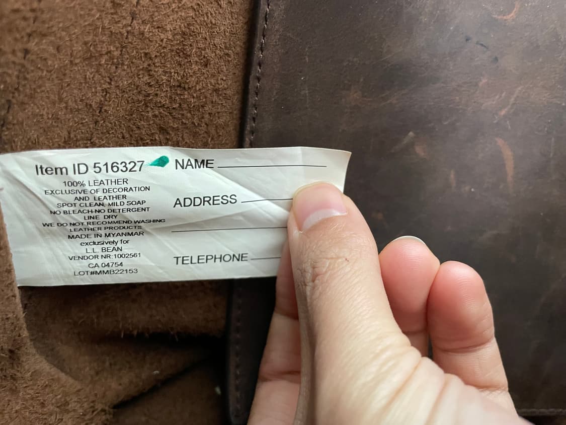 엘엘빈(LLbean) 가죽 토트백 상품이미지10