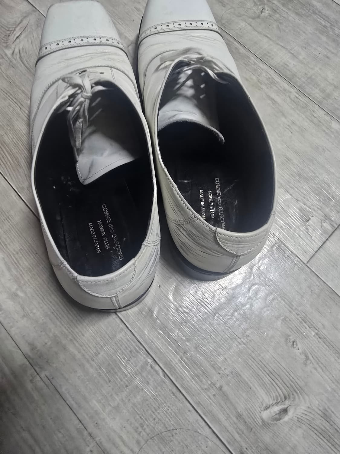 꼼데가르송 옴므플러스 12SS 스퀘어토 더비 27사이즈 상품이미지2