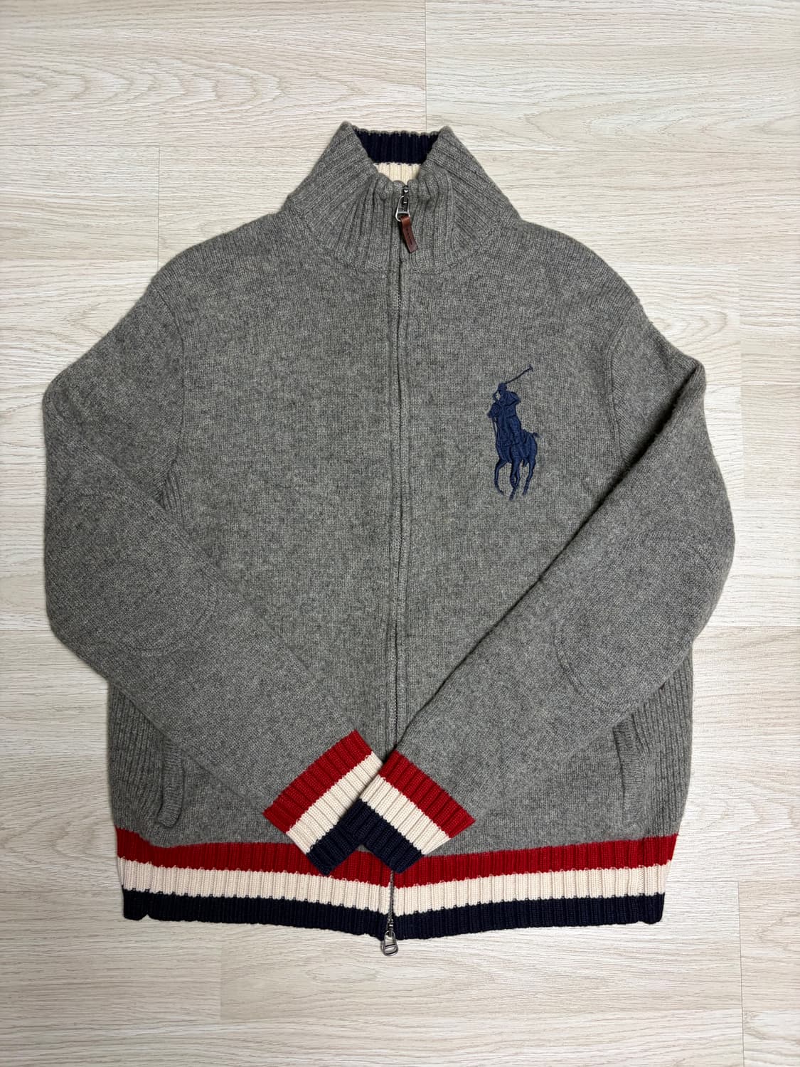 폴로 빅포니 투웨이 니트집업 상품이미지2