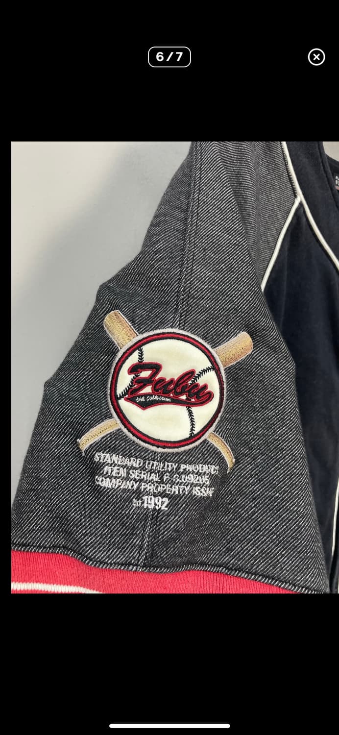 푸부 빈티지 베이스볼 반팔 져지 A2922 상품이미지6