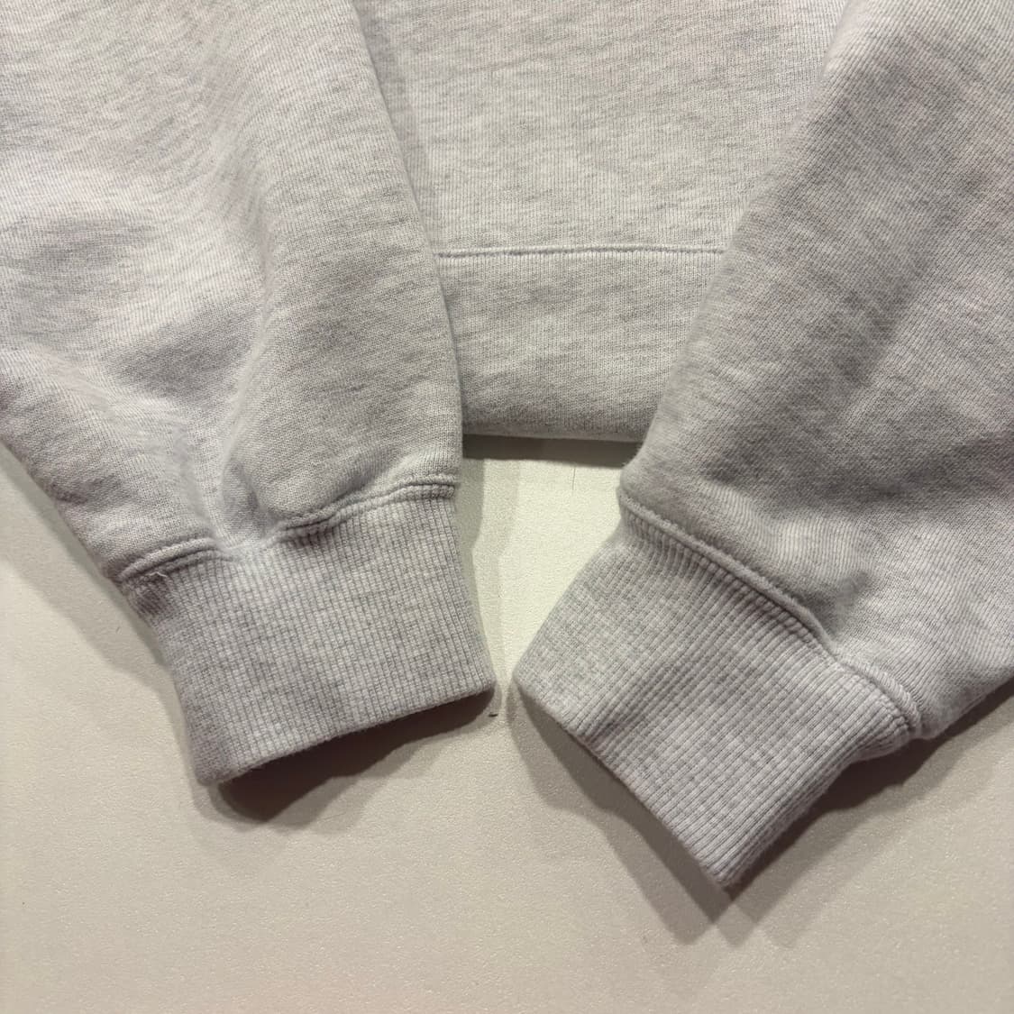 [M] 빔즈 BEAMS 양털 로고 회색 후드티 C858 상품이미지6