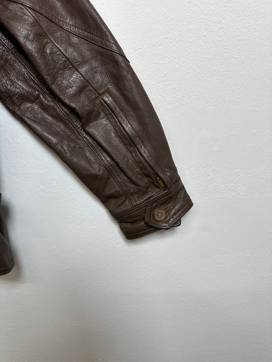 USA 80s Willis&Geiger G-8 플라이트 가죽자켓 상품이미지4