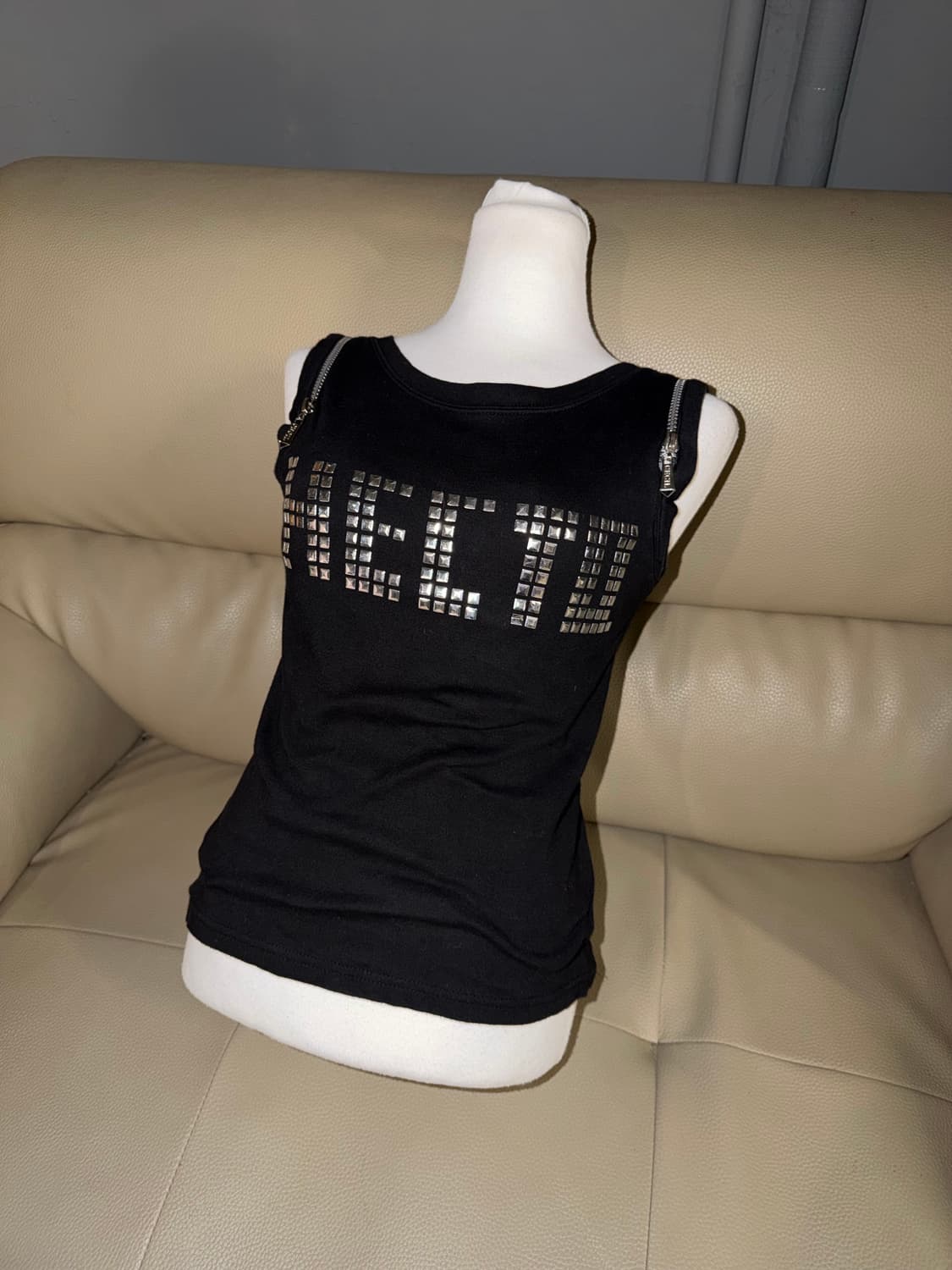 Cecil Mcbee stud lettering sleeveless 상품이미지1