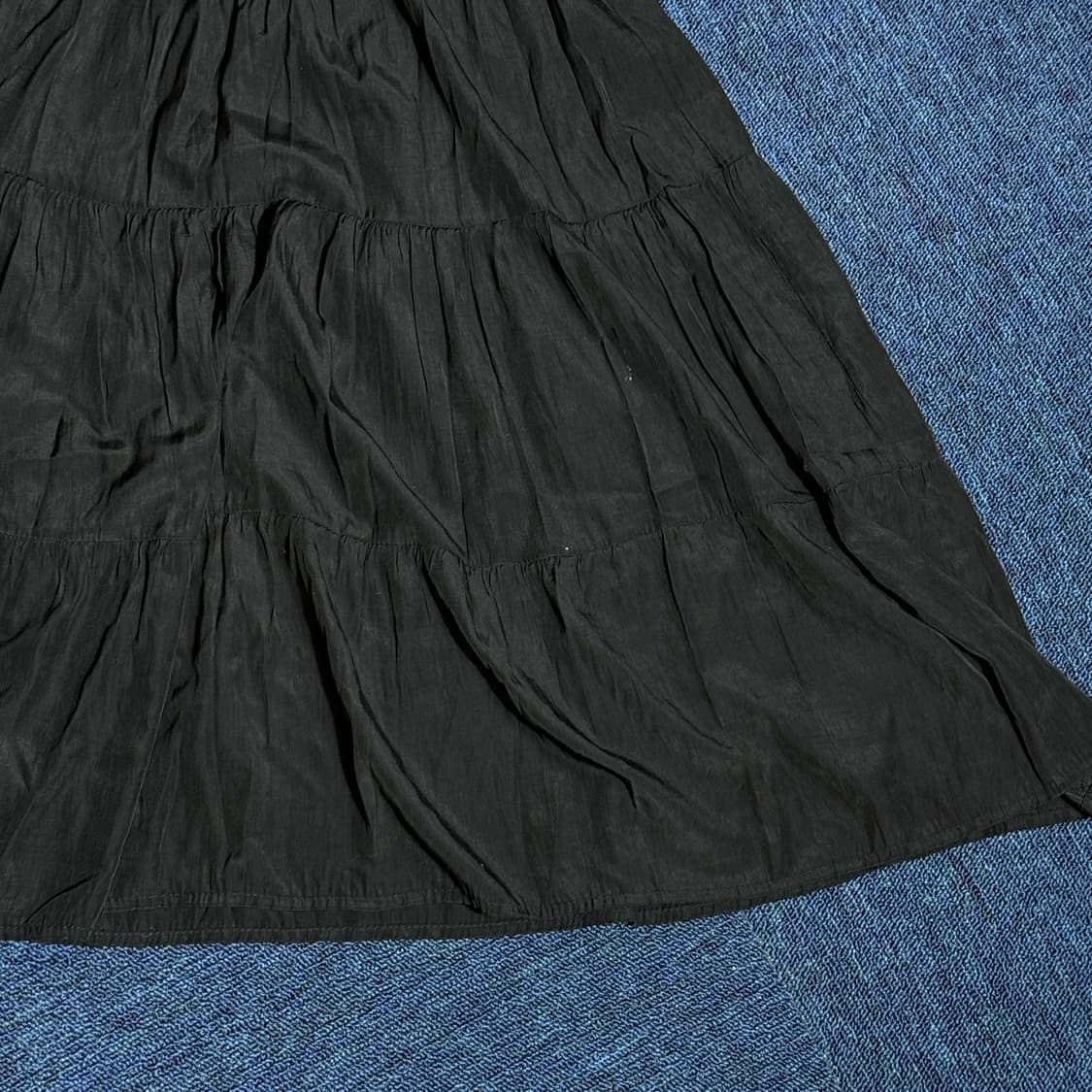 빈티지 블랙 롱 스커트 상품이미지3