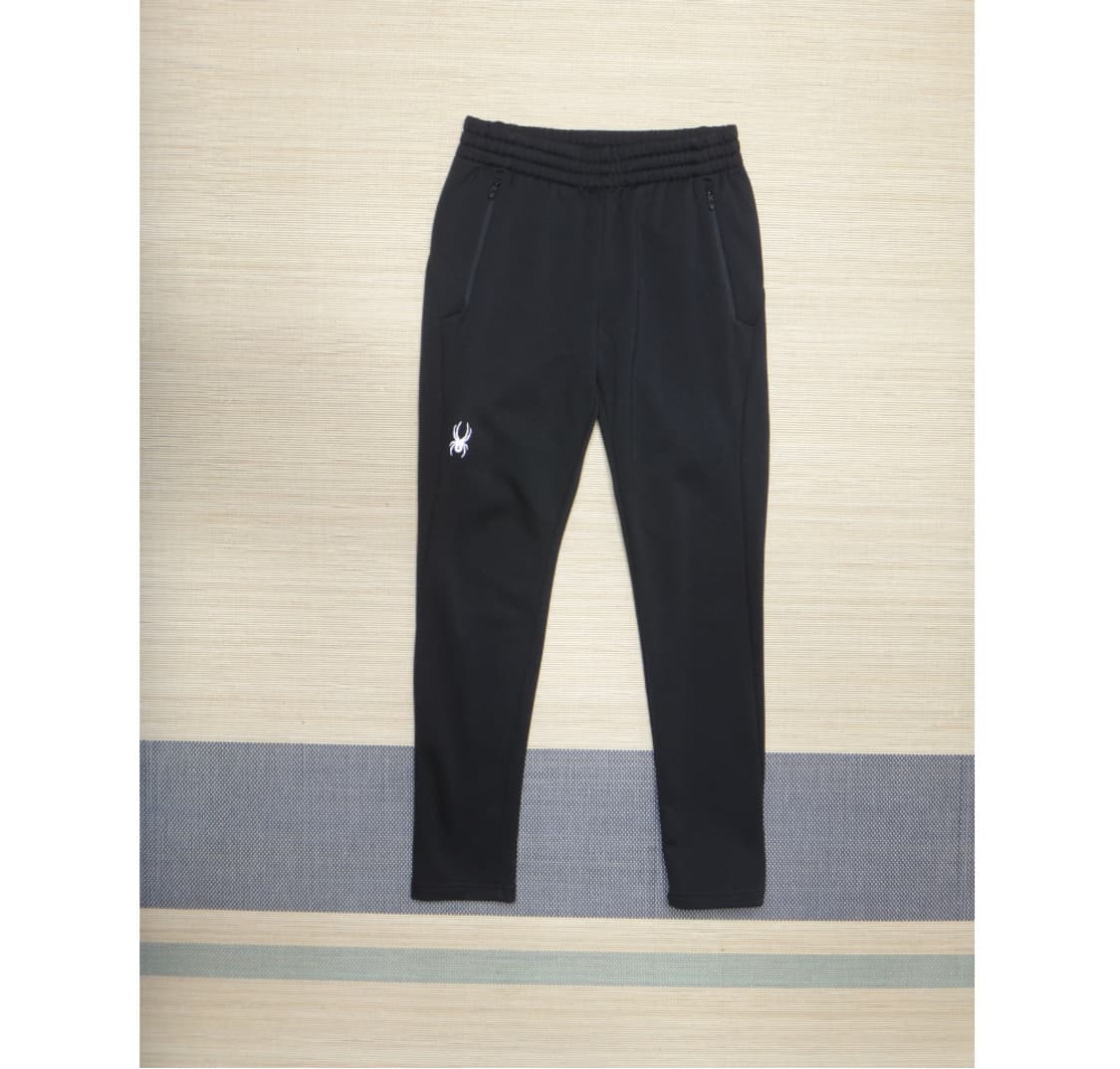 (M/85cm) 스파이더 에센셜 트레이닝 기모 팬츠 블랙 상품이미지1