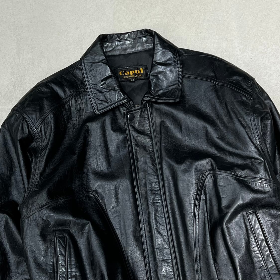 capul 리얼레더 봄버자켓 s09843 상품이미지4