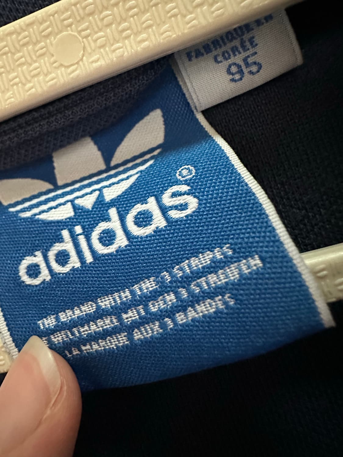 아디다스 져지 아디다스 유로파 트랙탑 네이비 레드 파이어버드 불꽃져지 상품이미지4