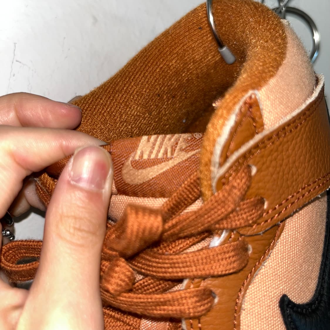 Nike Dunk Mid Amber Brown Dark Russet 상품이미지3
