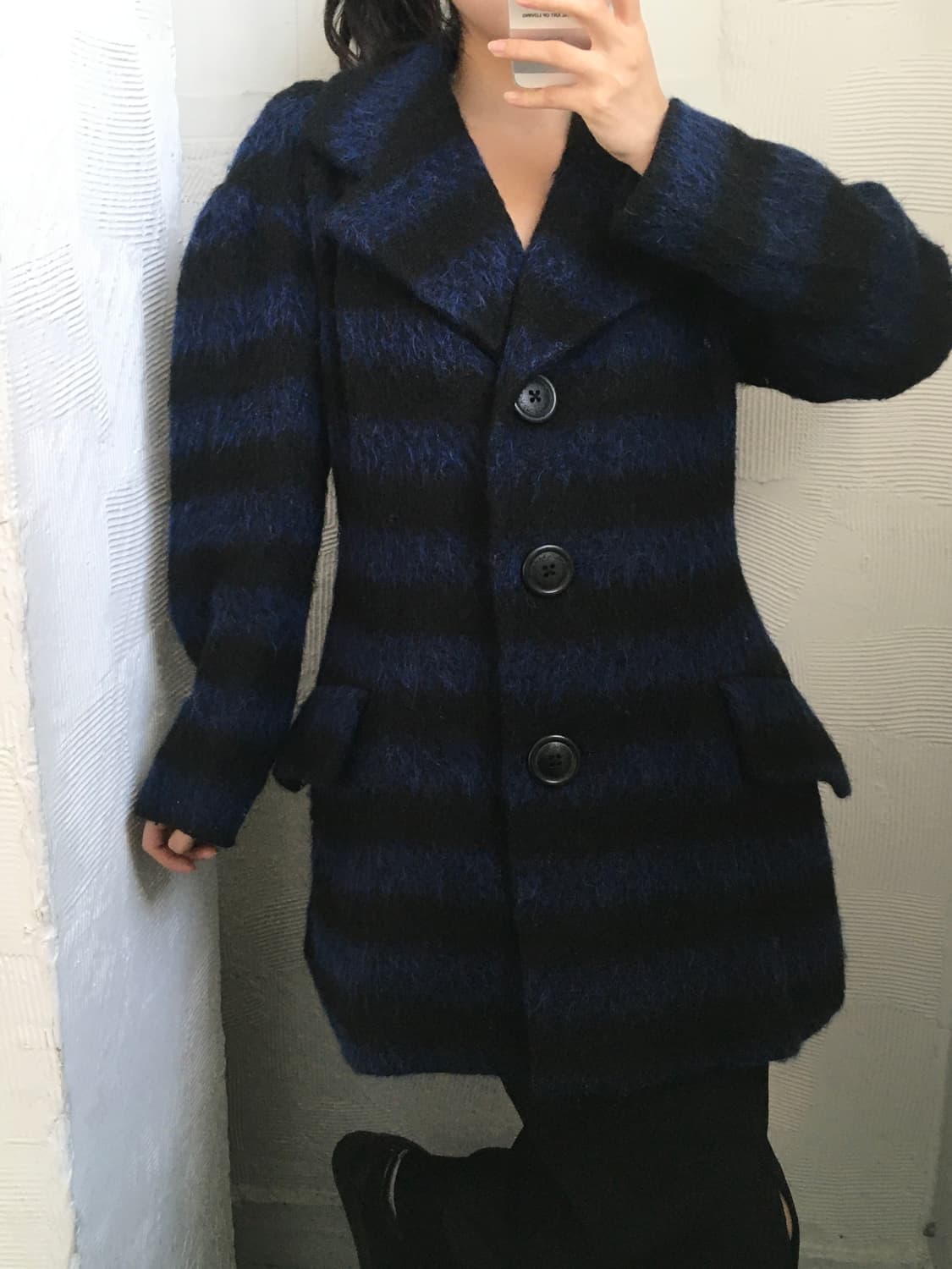 Vivienne Westwood 비비안 웨스트우드 스트라이프 모헤어 블렌 상품이미지1