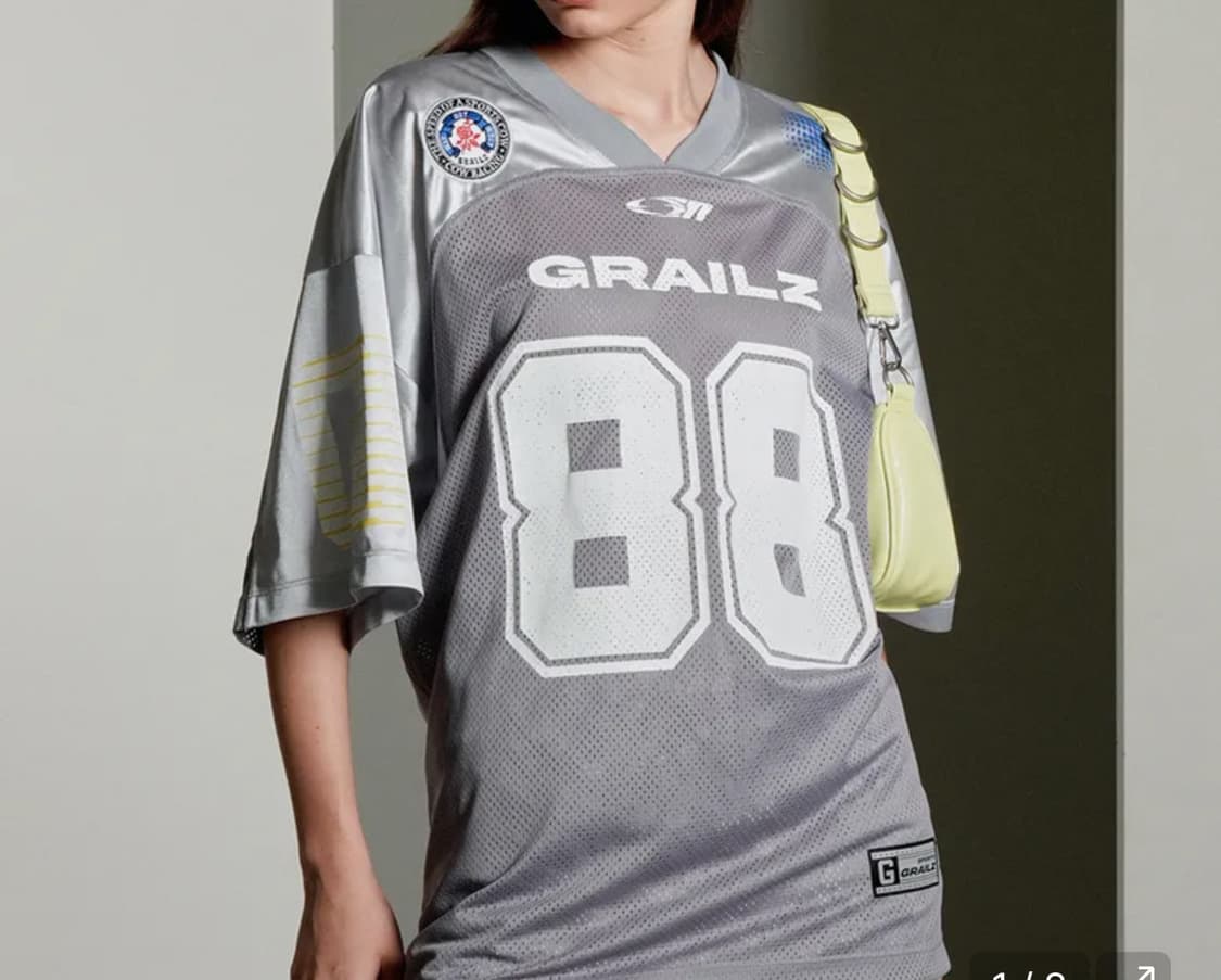 그레일즈 GR FOOTBALL JERSEY [SILVER] 상품이미지1