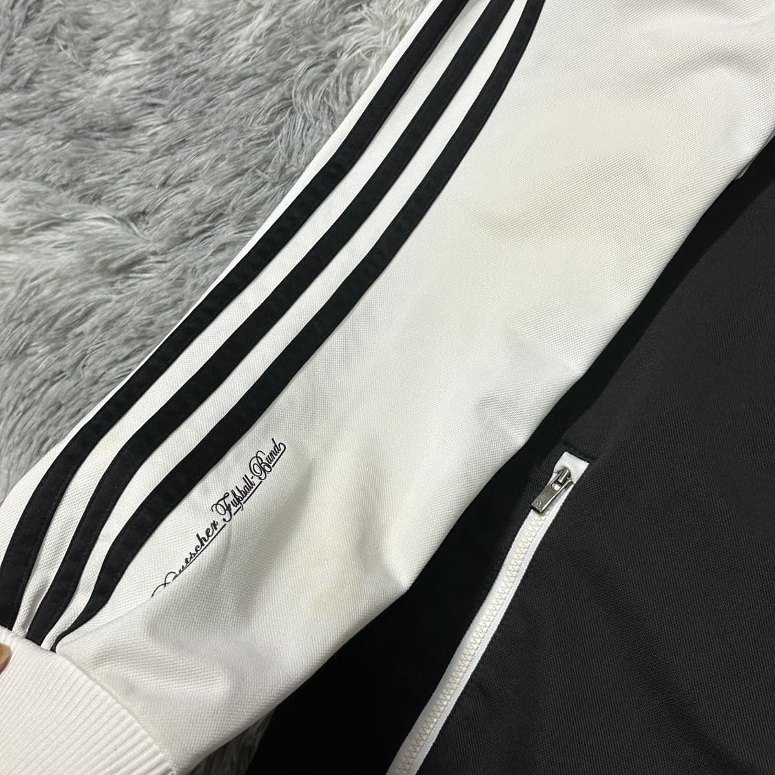 아디다스 독일 국대 흰검 트랙탑 L 상품이미지3