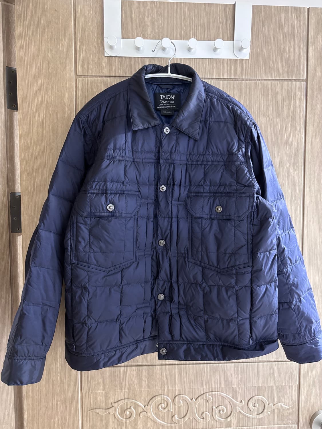 Taion 타이온 트러커 다운 자켓 네이비 M 상품이미지1