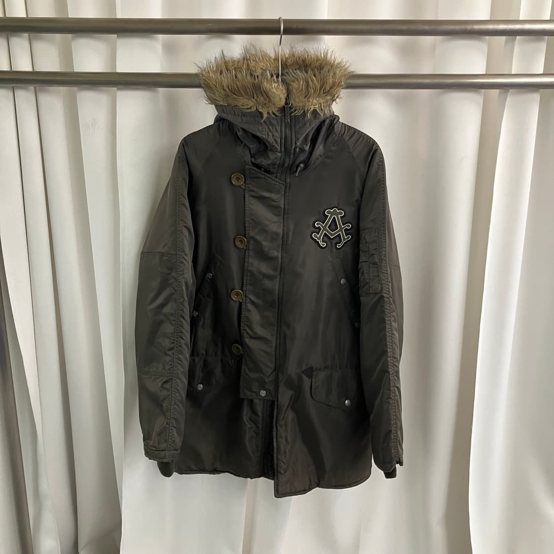 아카데믹 N3B 밀리터리 후드 야상 파카 XL 상품이미지1