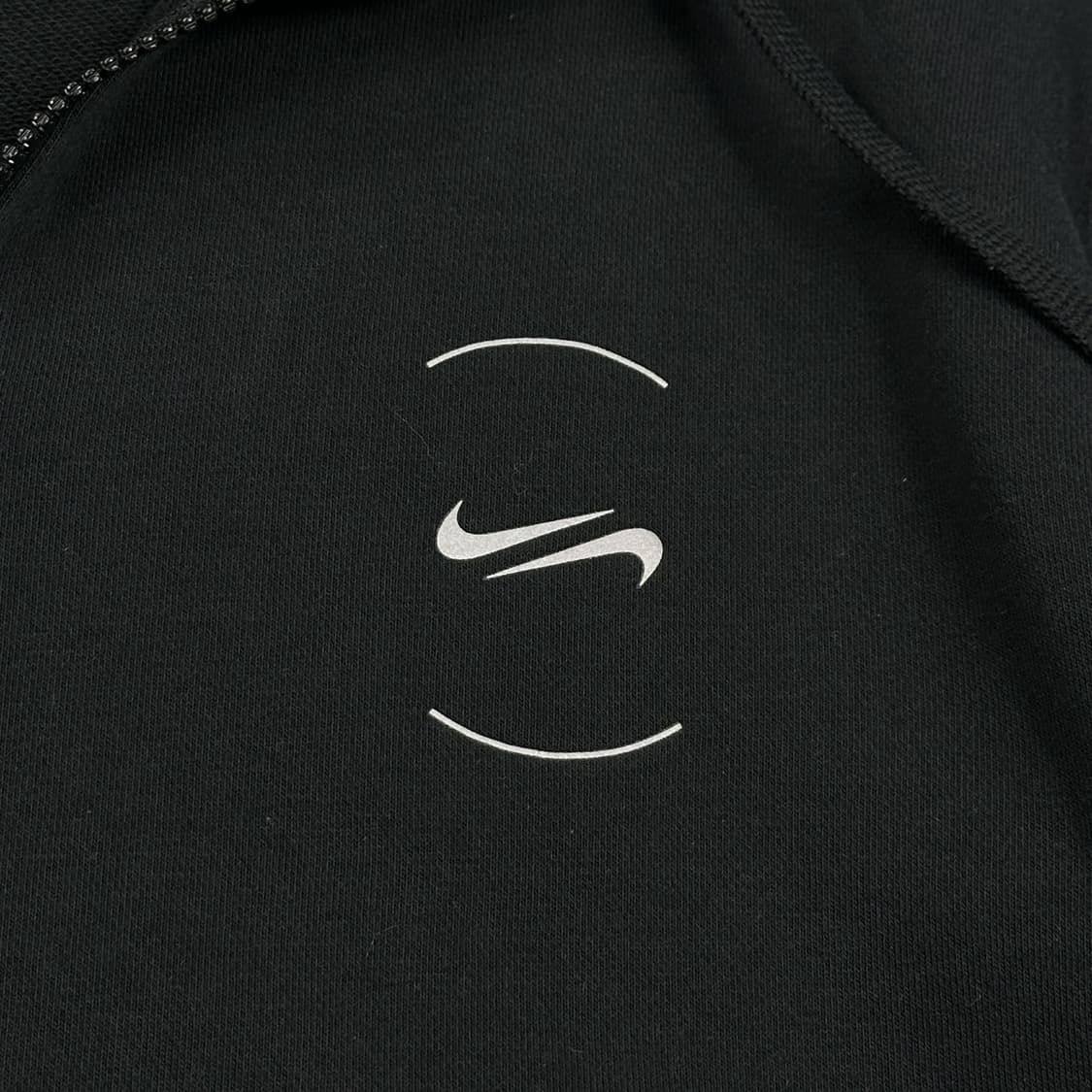 나이키 백로고 프린팅 풀오버 후드집업 블랙 M 상품이미지4
