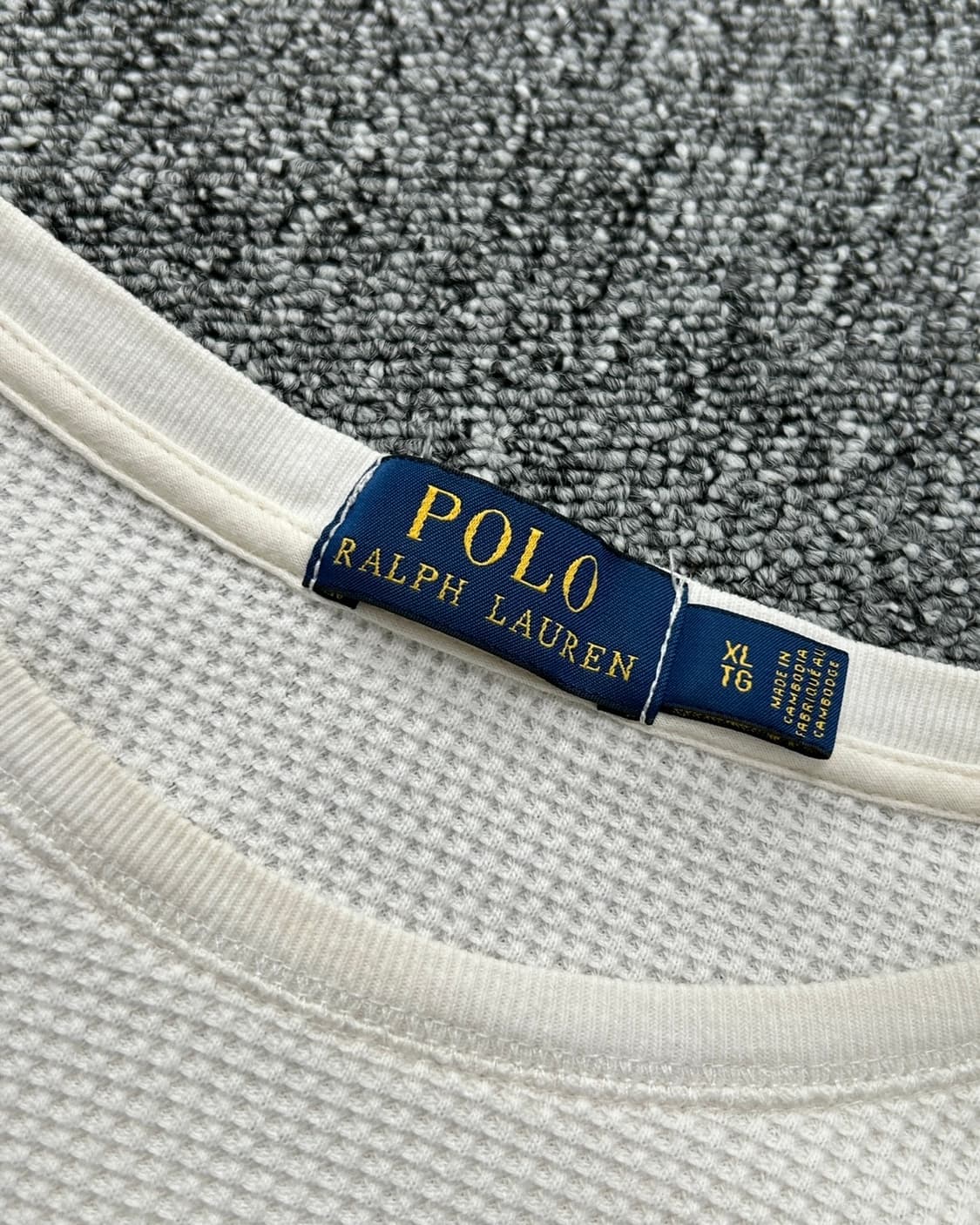 폴로 랄프로렌 화이트 와플 긴팔티 상품이미지7
