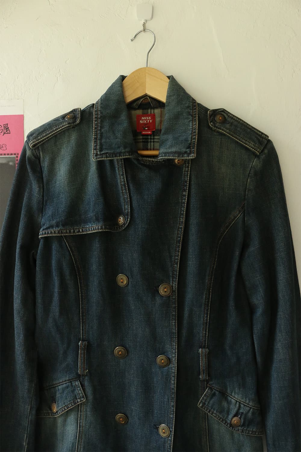미스식스티 데님 트렌치 코트 상품이미지3